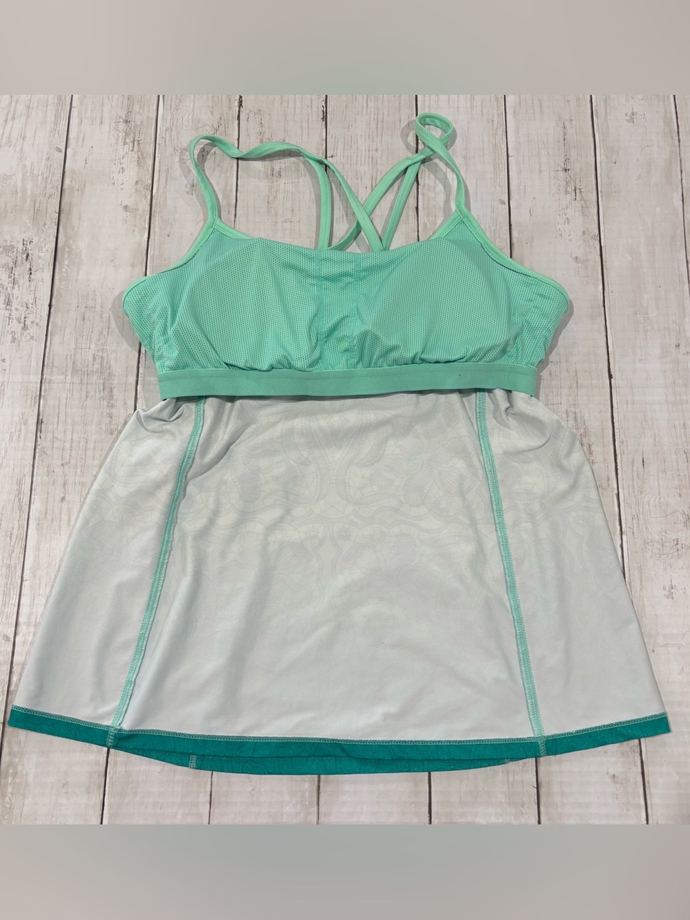 Athleta Cami Strappy Tank Top XL Harmonious Green - Picture 9 of 15